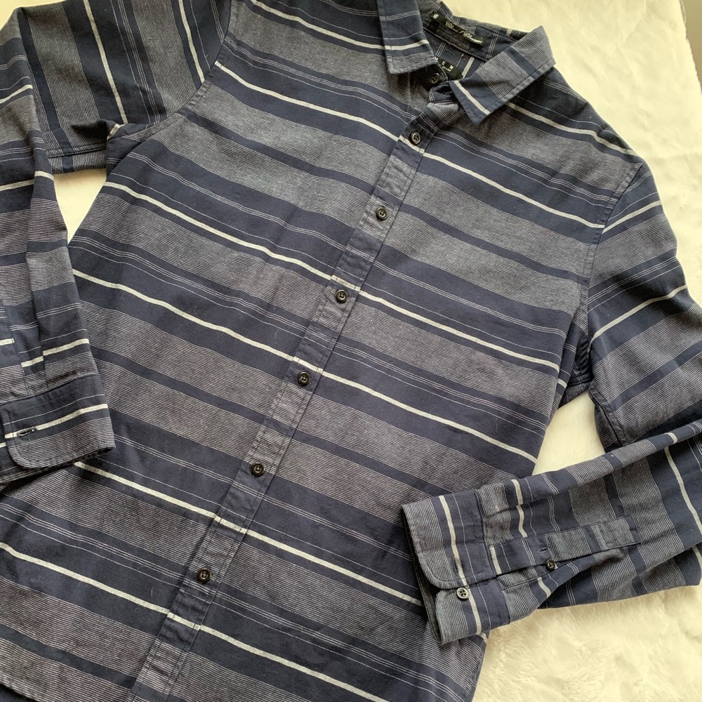 Striped Men’s button down - Picture 3 of 5